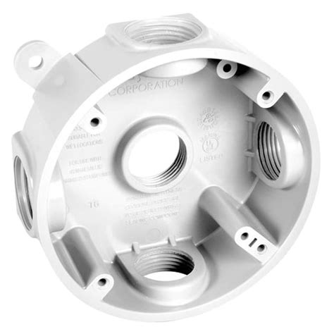 electrical round junction box|round shallow wall electrical box.